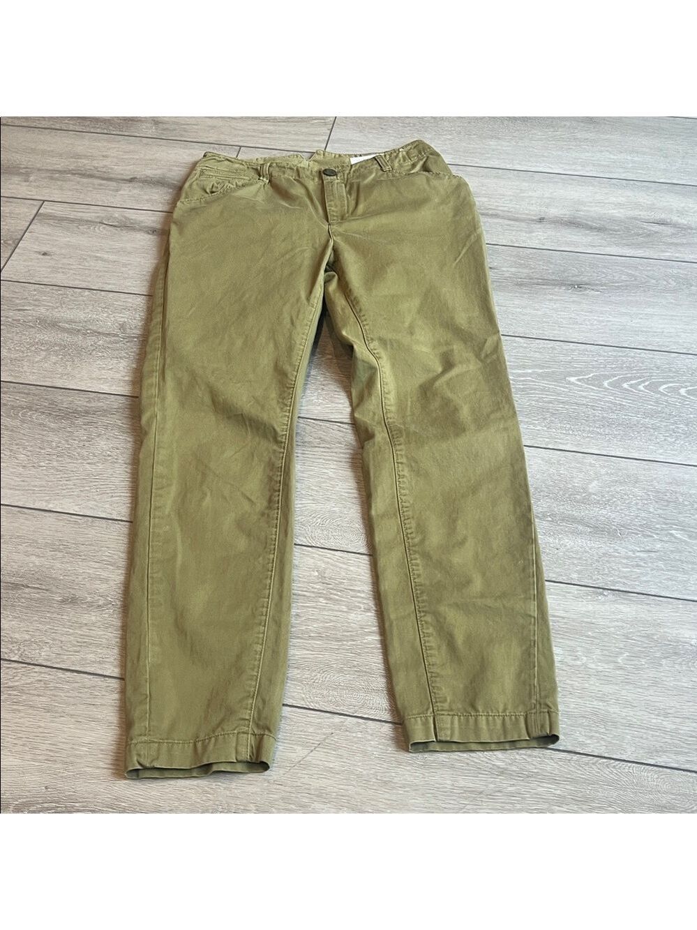 rag & bone Olive Utility Classic field cotton Chinos size 26 - Picture 2 of 8